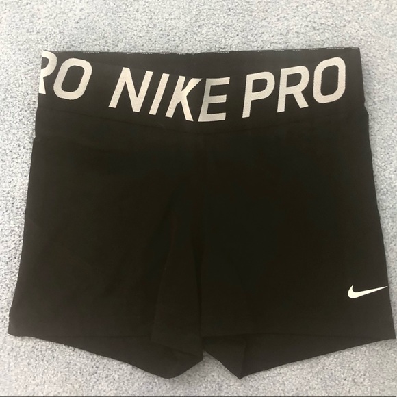 Nike Pro 3” Shorts Black S - Picture 2 of 4